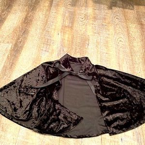 Velvet cape